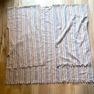 Easel Cotton/Linen blend beach cover. Longer back and slit on side